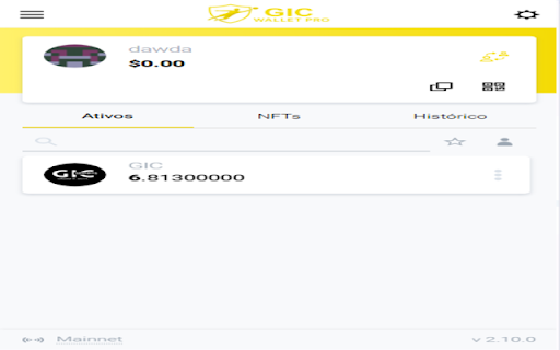 Gic Wallet Pro  from Chrome web store to be run with OffiDocs Chromium online