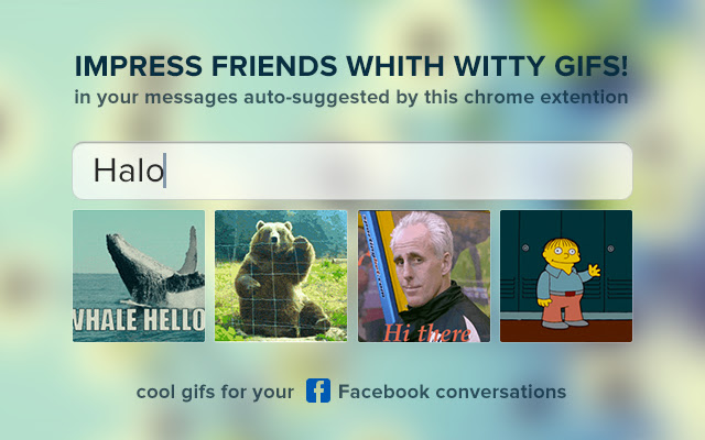 GIFO awesome gifs on Facebook  from Chrome web store to be run with OffiDocs Chromium online