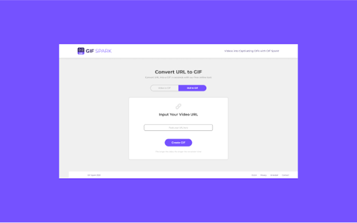GIF Spark  from Chrome web store to be run with OffiDocs Chromium online
