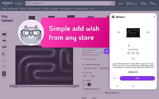 Gift Ideas Amazon Wishlist  from Chrome web store to be run with OffiDocs Chromium online