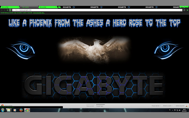 Gigabyte Green Theme  from Chrome web store to be run with OffiDocs Chromium online