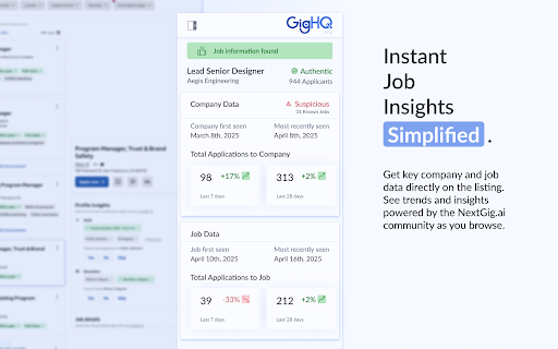 GigHQ.ai  from Chrome web store to be run with OffiDocs Chromium online