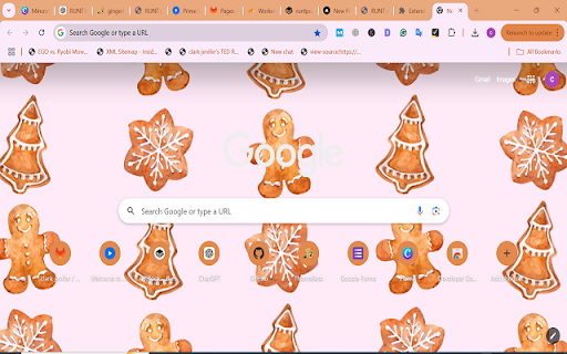 gingerbread  from Chrome web store to be run with OffiDocs Chromium online