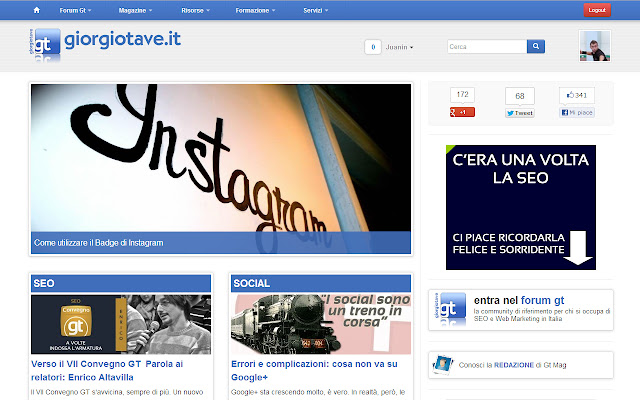 Giorgiotave.it  from Chrome web store to be run with OffiDocs Chromium online