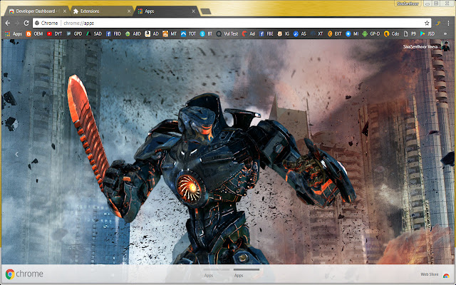 Gipsy Danger 1.0 Pacific Rim  from Chrome web store to be run with OffiDocs Chromium online