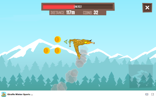 Giraffe Winter Sports SimulatorCompete with friends in two player mode!  from Chrome web store to be run with OffiDocs Chromium online