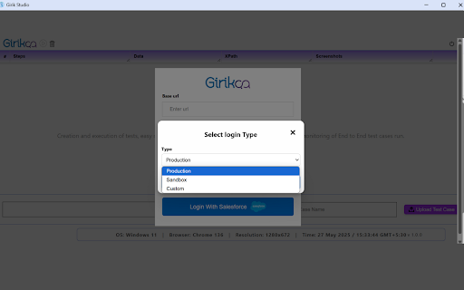 Girik QA Studio  from Chrome web store to be run with OffiDocs Chromium online