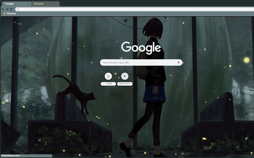 Girl and Black Cat  from Chrome web store to be run with OffiDocs Chromium online