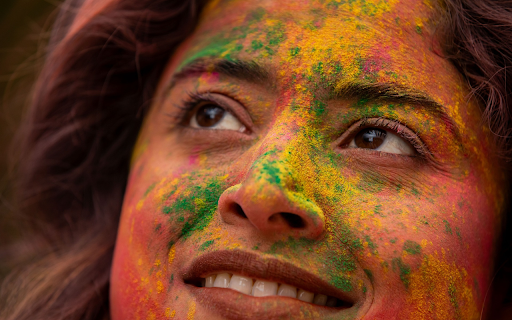 Girl and pastel  from Chrome web store to be run with OffiDocs Chromium online