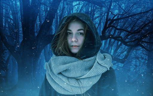 Girl in the forest  from Chrome web store to be run with OffiDocs Chromium online