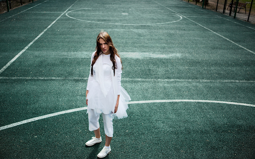 Girl on the soccer field  from Chrome web store to be run with OffiDocs Chromium online