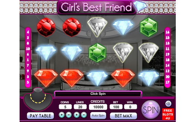 Girls Best Friend Slot  from Chrome web store to be run with OffiDocs Chromium online