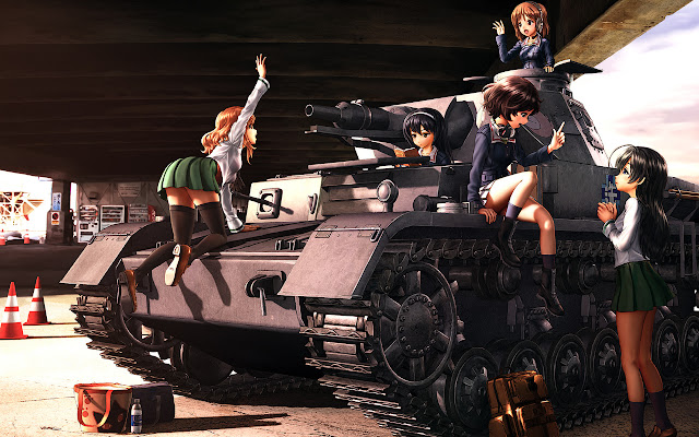 Girls und panzer 01 1600x900  from Chrome web store to be run with OffiDocs Chromium online