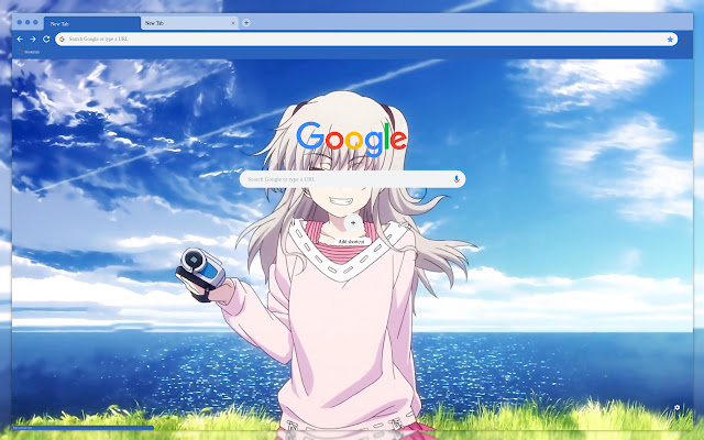 Chica con una cámara de Chrome web store para ejecutarse con OffiDocs Chromium en línea
