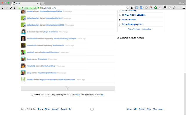 github activity divider  from Chrome web store to be run with OffiDocs Chromium online