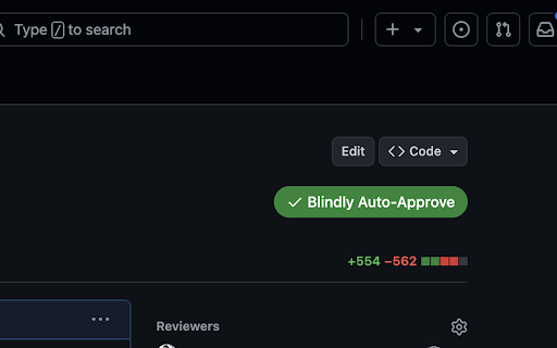 Github Auto Approve  from Chrome web store to be run with OffiDocs Chromium online