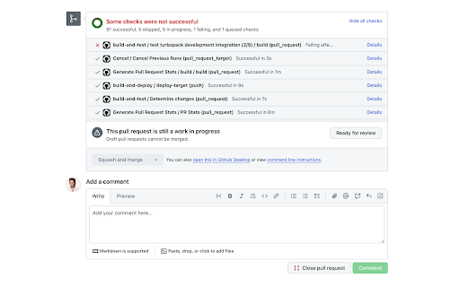 GitHub Checks Sorter  from Chrome web store to be run with OffiDocs Chromium online