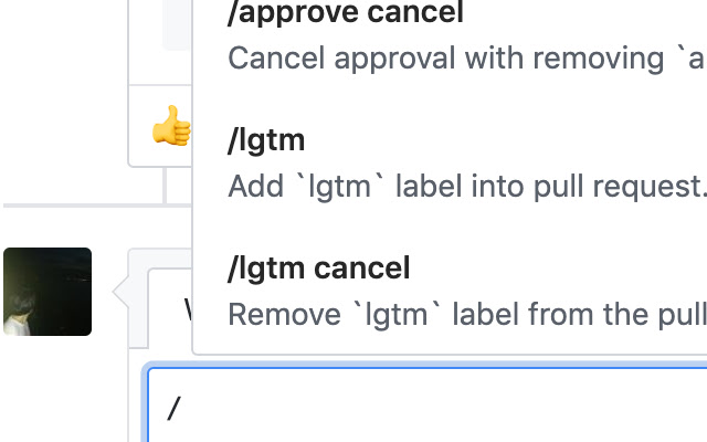 GitHub Comment Suggest  from Chrome web store to be run with OffiDocs Chromium online