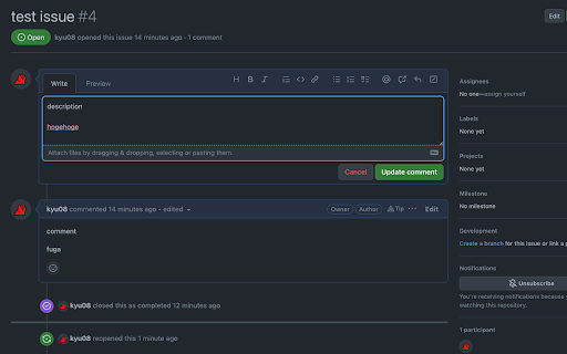 github easy edit  from Chrome web store to be run with OffiDocs Chromium online