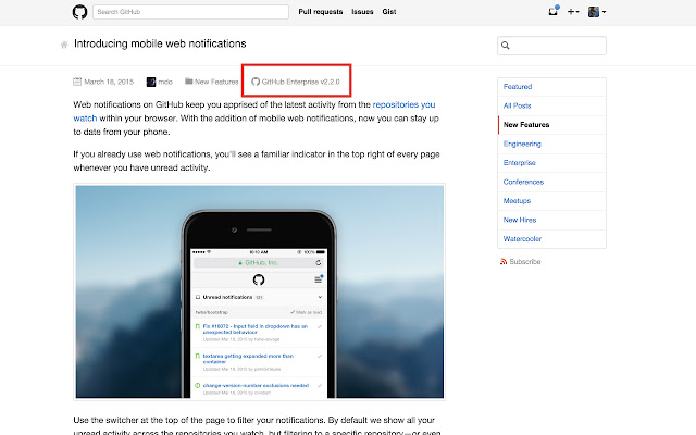 GitHub Enterprise Features  from Chrome web store to be run with OffiDocs Chromium online