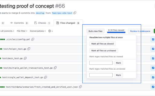GitHub File Bulk View  from Chrome web store to be run with OffiDocs Chromium online
