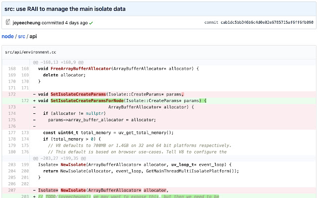 GitHub File Diff  from Chrome web store to be run with OffiDocs Chromium online
