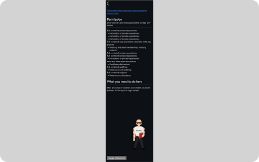 GitHub Helpers  from Chrome web store to be run with OffiDocs Chromium online