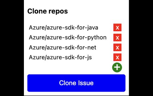 GitHub Issue Cloner  from Chrome web store to be run with OffiDocs Chromium online