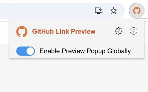 GitHub Link Preview  from Chrome web store to be run with OffiDocs Chromium online