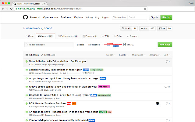 Github Manager Extension  from Chrome web store to be run with OffiDocs Chromium online