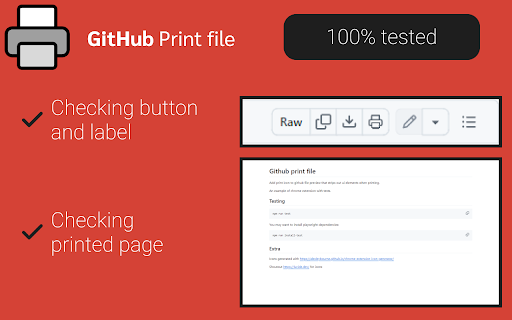 Github print file  from Chrome web store to be run with OffiDocs Chromium online