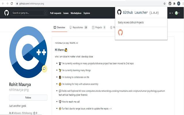 Github Project  from Chrome web store to be run with OffiDocs Chromium online