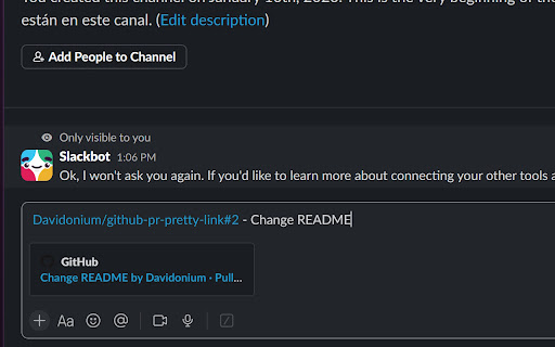 github pr pretty link  from Chrome web store to be run with OffiDocs Chromium online