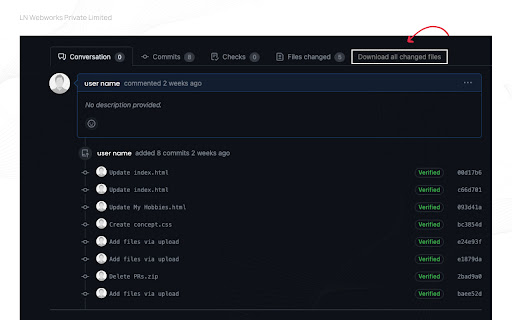 GitHub PR Zipper  from Chrome web store to be run with OffiDocs Chromium online