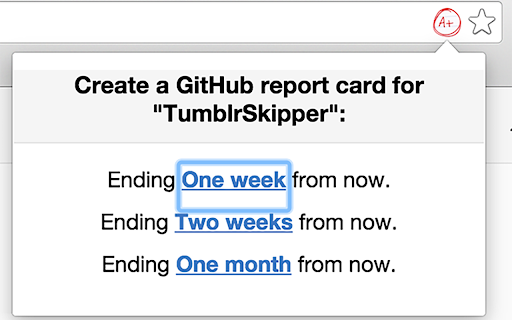 GitHub Report Card  from Chrome web store to be run with OffiDocs Chromium online