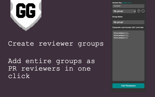 Github Reviewer Groups from Chrome web store to be run with OffiDocs Chromium online Github Reviewer Groups from Chrome web store to be run with OffiDocs Chromium online