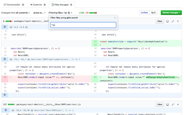 GitHub Review Filter de Chrome web store para ejecutarse con OffiDocs Chromium en línea