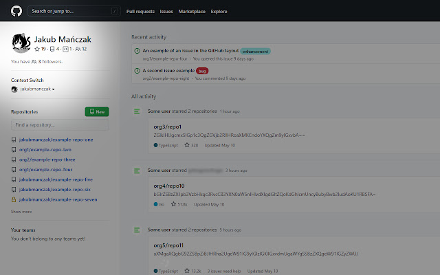 GitHub Shortcut Buttons  from Chrome web store to be run with OffiDocs Chromium online