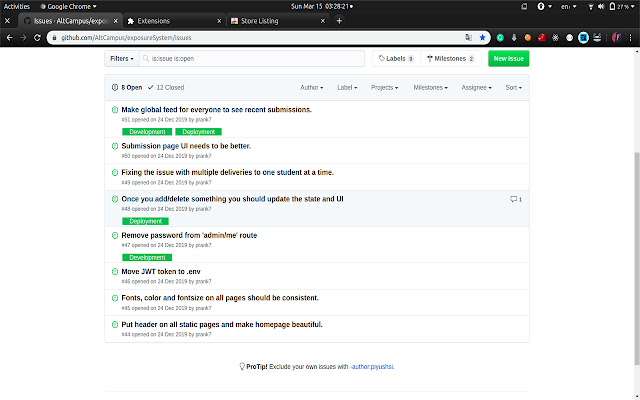 Github Solutions  from Chrome web store to be run with OffiDocs Chromium online