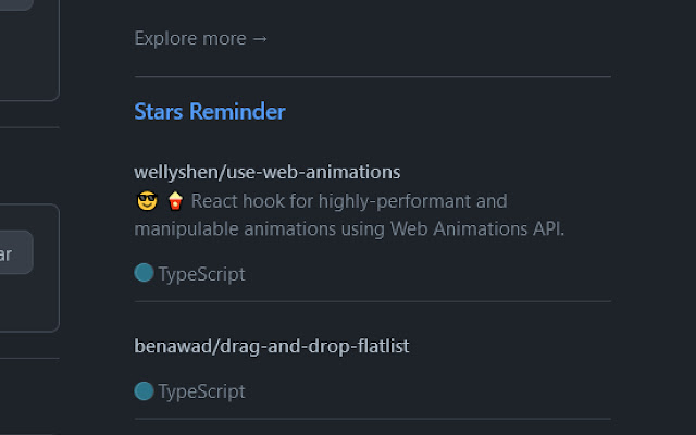 Github Star Reminder із веб-магазину Chrome для запуску з OffiDocs Chromium онлайн