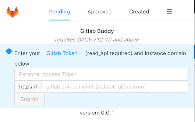 Gitlab Buddy  from Chrome web store to be run with OffiDocs Chromium online