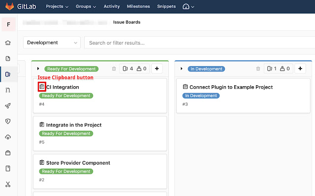 Gitlab Clipboard Extension  from Chrome web store to be run with OffiDocs Chromium online