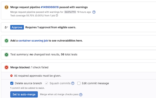 GitLab MR Vulnerability Widget  from Chrome web store to be run with OffiDocs Chromium online