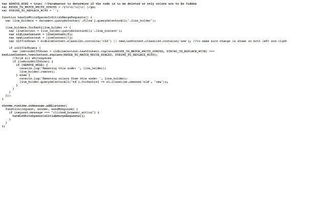Gitlab Whitespaces remover  from Chrome web store to be run with OffiDocs Chromium online