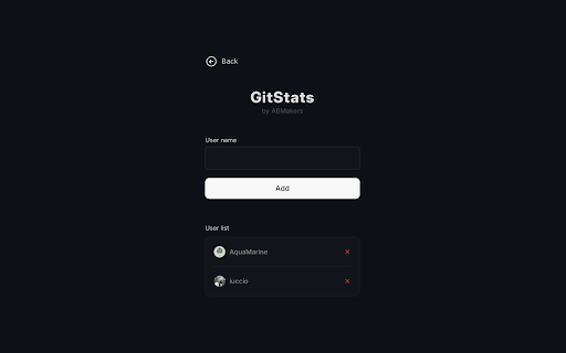 GitStats New Tab  from Chrome web store to be run with OffiDocs Chromium online