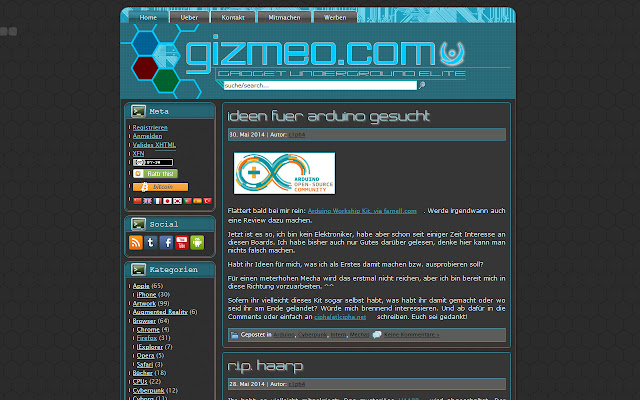Gizmeo.com  from Chrome web store to be run with OffiDocs Chromium online