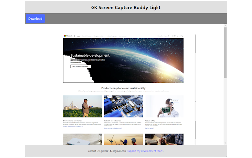 GK Screen Capture Buddy Light  from Chrome web store to be run with OffiDocs Chromium online