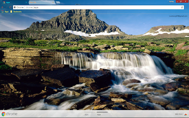 Taman Negara Glacier 1366*768 daripada kedai web Chrome untuk dijalankan dengan OffiDocs Chromium dalam talian