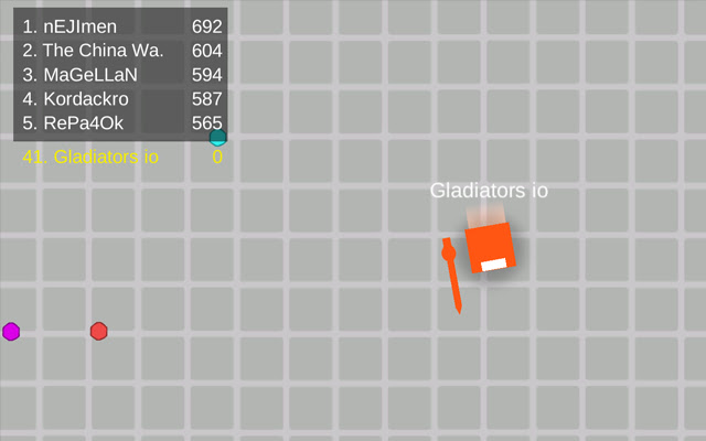 Gladiators io Game  from Chrome web store to be run with OffiDocs Chromium online