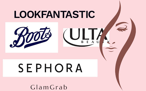 GlamGrab Beauty Sales  Deals Makeup, Skincare  More  from Chrome web store to be run with OffiDocs Chromium online